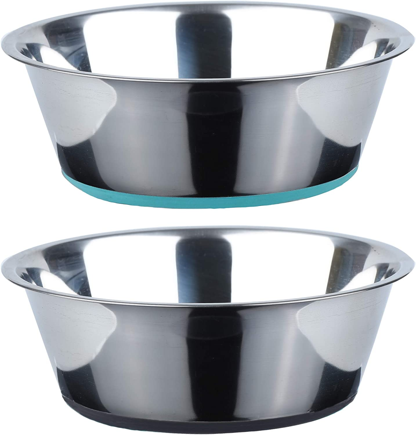 No-Slip Stainless Steel Dog Bowl: Spill-Proof and Easy Clean