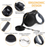 Reflective Dog Leash 16 ft - Safe Retractable Lead 4 83e2fe3af77cc895762237e1eb3e5703 4