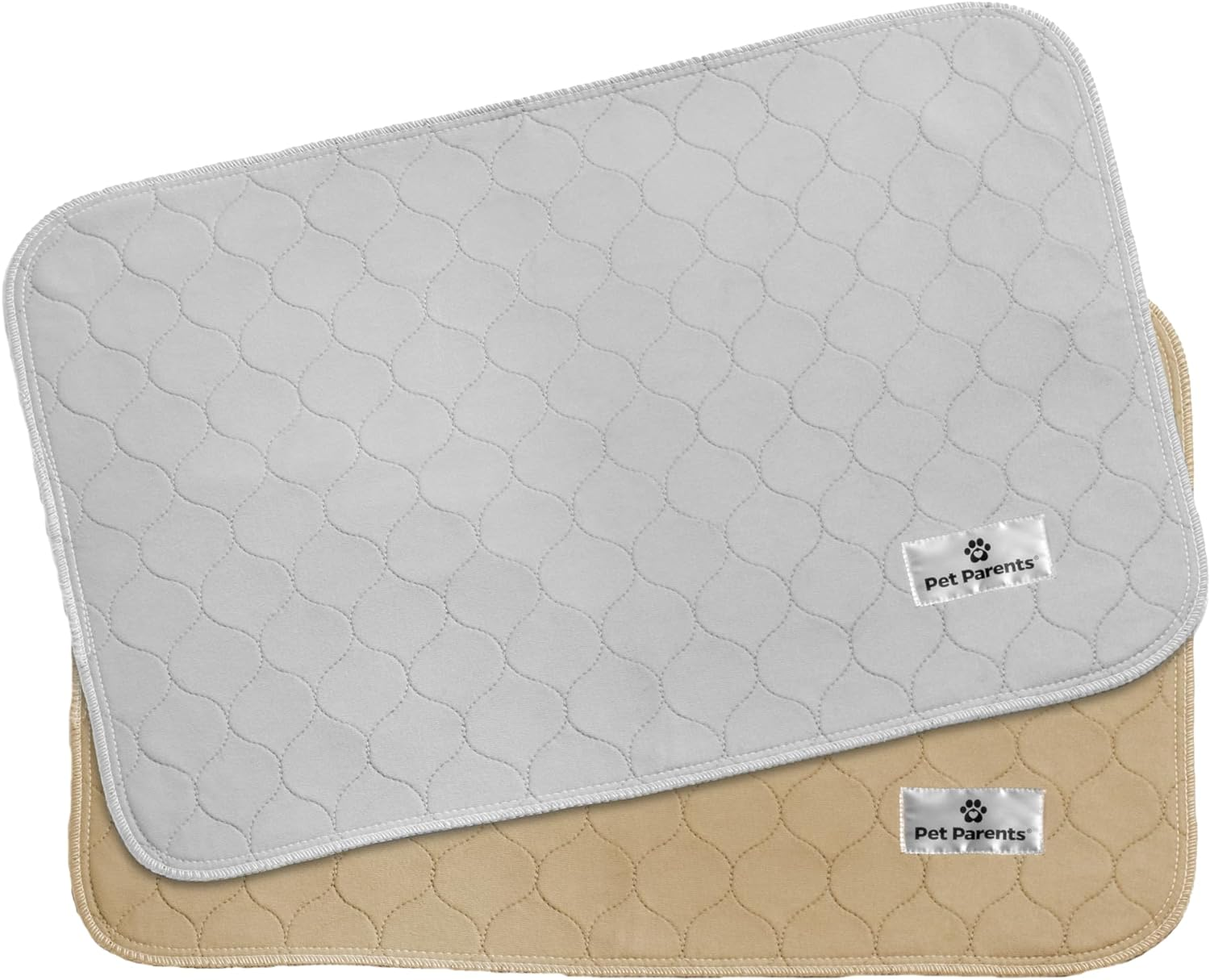 Washable Dog Pee Pads 2-Pack: Absorbent & Stylish Protection