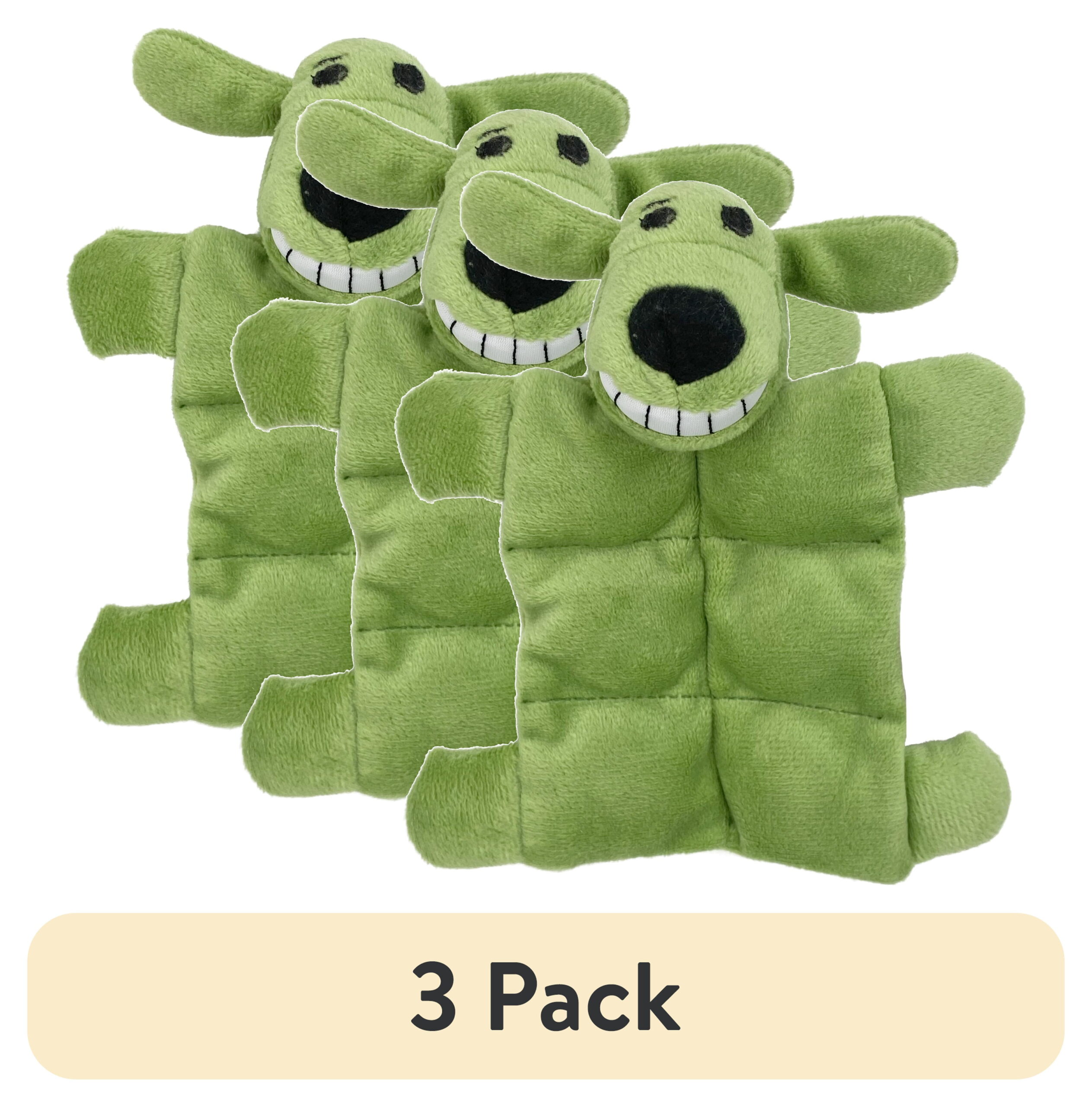3 pack Multipet Mini Pet Loofa Squeaker Mat Plush Dog Toy Green e546e908 81e5 48c2 a157 92d3c20e1d99.c9cb58f62ac151951409c0e1a0e7603a scaled