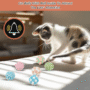 Interactive Cat Toy Balls Exercise Chase Play 6-Pack 7 3deac13a8977d39bbc96d6310703d542