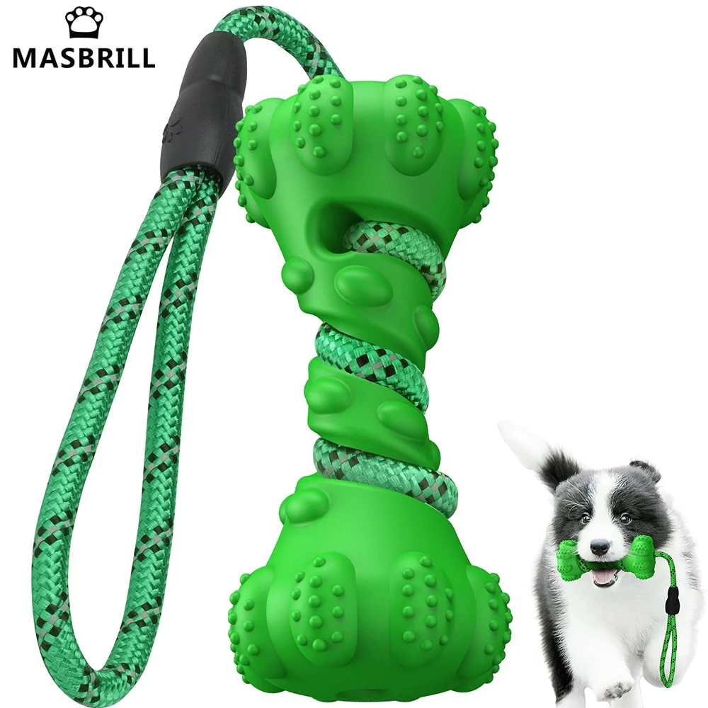 Durable Dog Chew Toy: Safe Rubber for Aggressive Chewers