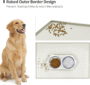 Dog Food Mat,Silicone Waterproof Food Tray,Non Slip Pet Bowl Mats Placemat,1" Raised Edge,Suitable for Most Small and Medium Sized Pets,32" X 24" 4 d87c9dada1652bbf5946752e38f16d65 2