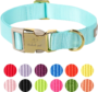 Nylon Dog Collar - Adjustable Lavender Soft Webbing Dog Collars for Small Medium Large Dogs Boy Girl Puppy Collar with Safety Metal Buckle S 37 0809687e550074b33b9b4fd33fa87b9d