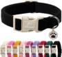 Nylon Dog Collar - Adjustable Lavender Soft Webbing Dog Collars for Small Medium Large Dogs Boy Girl Puppy Collar with Safety Metal Buckle S 10 0b4ca4f5735dfeadc02148673ebda805