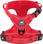 No Pull Dog Harness, No Choke Front Clip Dog Reflective Harness, Adjustable Soft Padded Pet Vest with Easy Control Handle for Small to Large Dogs(Purple,M) 25 1e2ab2e245a2f44f72a9965ff484626e