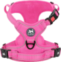 No Pull Dog Harness, No Choke Front Clip Dog Reflective Harness, Adjustable Soft Padded Pet Vest with Easy Control Handle for Small to Large Dogs(Purple,M) 26 3396ff5b062175e58ab3d8379ce122ed