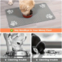 Quick Drying Absorbent Pet Feeding Mat for Dogs and Cats, Non-Slip Rubber Bottom, Dark Polyester Surface for Indoor Use 4 5002ba7e0c30acfe856361600996fb04