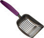 Cat Litter Scoop, Non-Stick Plated Aluminum Alloy Sifter, Kitty Durable Metal Scooper, Deep Shovel, Long Handle, Kitten Pooper Lifter, Size Large, Coated Black Body with Black Handle 12 546b8c801974fffd18de719691d21237 2