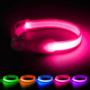 LED Dog Collar, Light up Dog Collar Adjustable USB Rechargeable Super Bright Safety Light Glowing Collars for Dogs(Small,Red) 12 63b64edf538e92b01c4acf6c1eb9951e 1