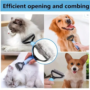 Pet Hair Comb Tool, Dual-Sided Knot-Free Brush for Dogs and Cats, Essential Grooming Supplies, Easy-To-Use Pet Care Accessory 4 677e25439069c1d55efb3ee25a1f4d5f