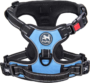 No Pull Dog Harness, No Choke Front Clip Dog Reflective Harness, Adjustable Soft Padded Pet Vest with Easy Control Handle for Small to Large Dogs(Purple,M) 21 8197c70f147915419857a73cbc637322