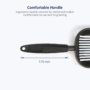 Cat Litter Scoop, Non-Stick Plated Aluminum Alloy Sifter, Kitty Durable Metal Scooper, Deep Shovel, Long Handle, Kitten Pooper Lifter, Size Large, Coated Black Body with Black Handle 5 a467b91bc2a72d366e485a7138462306 2