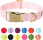 Nylon Dog Collar - Adjustable Lavender Soft Webbing Dog Collars for Small Medium Large Dogs Boy Girl Puppy Collar with Safety Metal Buckle S 20 ba9a20a675391051de02fd93bedfc636
