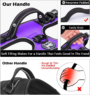No Pull Dog Harness, No Choke Front Clip Dog Reflective Harness, Adjustable Soft Padded Pet Vest with Easy Control Handle for Small to Large Dogs(Purple,M) 4 c374a00f0fff9edb8aca0ae70a33cc70 2
