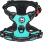 No Pull Dog Harness, No Choke Front Clip Dog Reflective Harness, Adjustable Soft Padded Pet Vest with Easy Control Handle for Small to Large Dogs(Purple,M) 18 d35e5c2df59272030a8cb0b0cc45e9f0