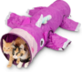 Magic Mewnicorn Multi Cat Tunnel Boredom Relief Toys with Crinkle Feather String for Dogs, Cats, Rabbits, Kittens and Guinea Pigs for Hiding Hunting and Resting 2 db1c58594c97999448897e737ce61d43 1