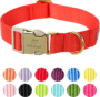 Nylon Dog Collar - Adjustable Lavender Soft Webbing Dog Collars for Small Medium Large Dogs Boy Girl Puppy Collar with Safety Metal Buckle S 28 e0a77d712d9c2cc1ede77dbd2a4570ce