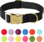 Nylon Dog Collar - Adjustable Lavender Soft Webbing Dog Collars for Small Medium Large Dogs Boy Girl Puppy Collar with Safety Metal Buckle S 29 e260095340a3faa2214b97aaa08e8ddd