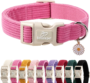 Nylon Dog Collar - Adjustable Lavender Soft Webbing Dog Collars for Small Medium Large Dogs Boy Girl Puppy Collar with Safety Metal Buckle S 24 fa3f9cde0a748ea612b09892435f9a6b